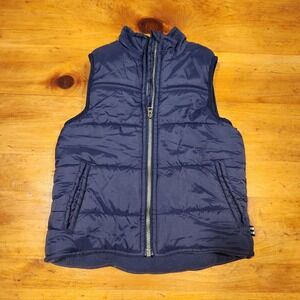 Splendid Navy Blue Puffer Vest‎ Girl's Size 4-5